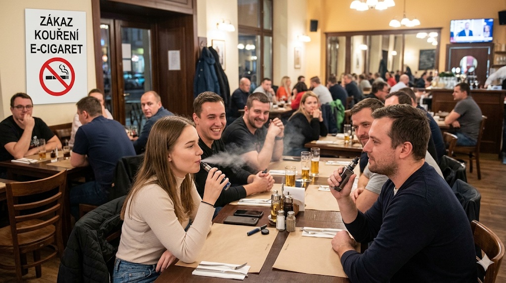 Kouření e-cigaret v restauracích